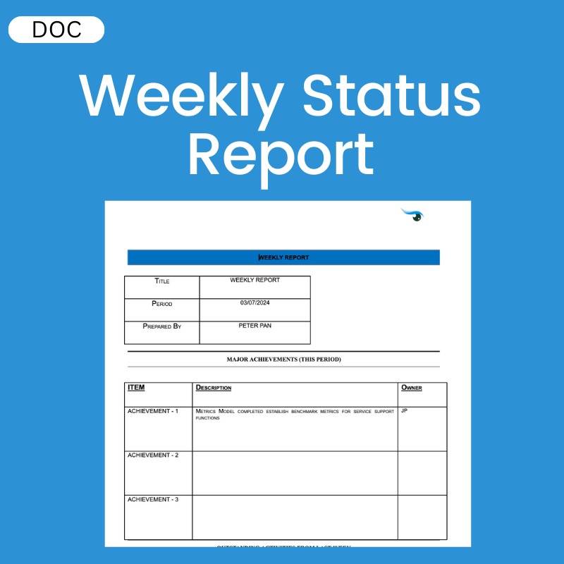 Weekly Status Report